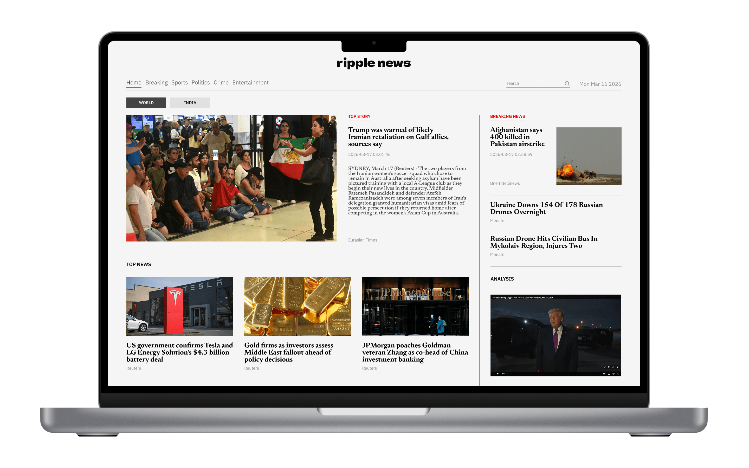 Ripple News Home